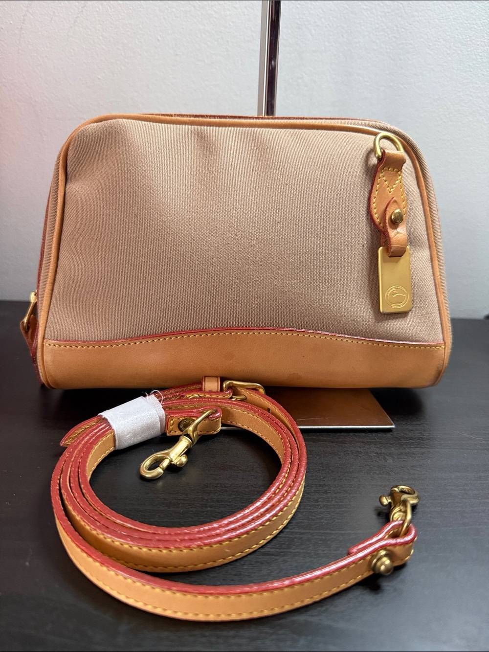 Dooney & Bourke Vintage Cabriolet Canvas Camera Bag
